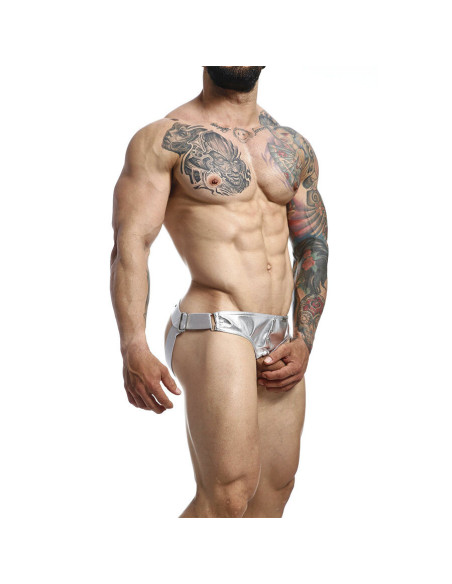 MOB - DNGEON JOCKSTRAP SILVER COCK RING ONE SIZE