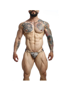 MOB - DNGEON SNAP JOCKSTRAP GRAY ONE SIZE