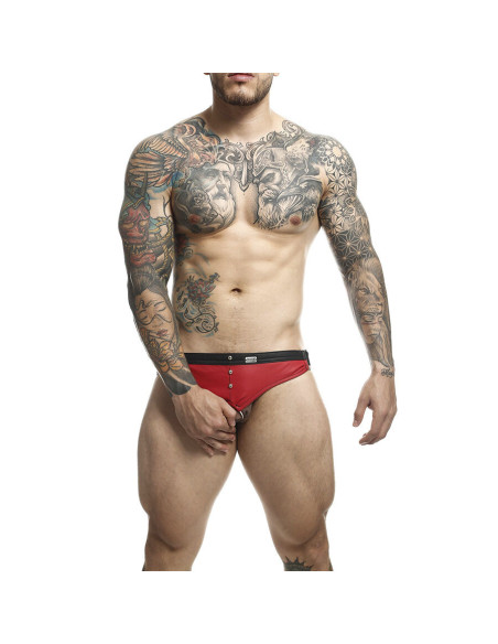 MOB - DNGEON JOCKSTRAP RED COCK RING ONE SIZE