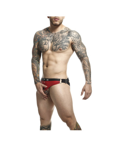 MOB - DNGEON JOCKSTRAP RED COCK RING ONE SIZE