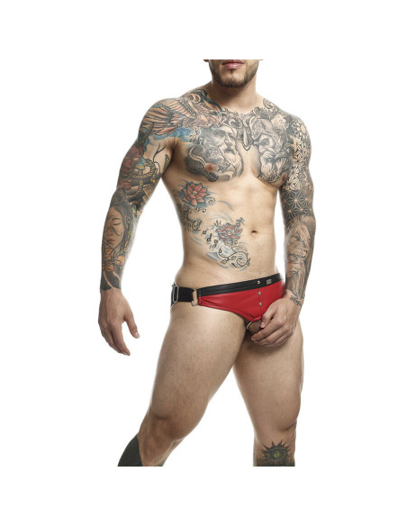 MOB - DNGEON JOCKSTRAP RED COCK RING ONE SIZE