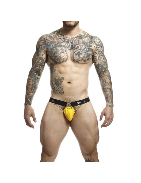 MOB - DNGEON YELLOW JOCKSTRAP WITH CHAINS ONE SIZE