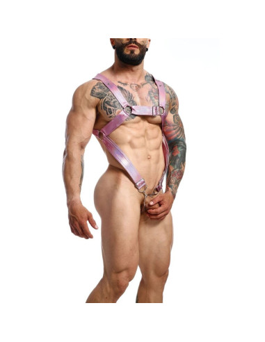MOB - DNGEON CROSSED PENIS HARNESS ONE SIZE