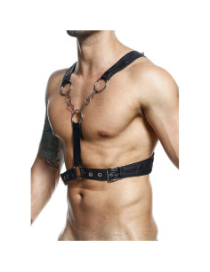 MOB - DNGEON CROSSED BLACK CHAIN HARNESS ONE SIZE