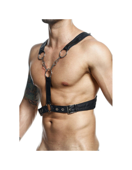 MOB - DNGEON CROSSED BLACK CHAIN HARNESS ONE SIZE