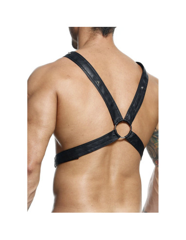 MOB - DNGEON CROSSED BLACK CHAIN HARNESS ONE SIZE