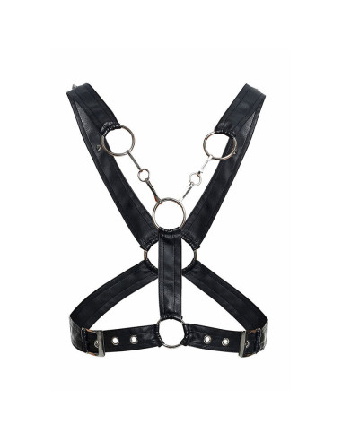 MOB - DNGEON CROSSED BLACK CHAIN HARNESS ONE SIZE