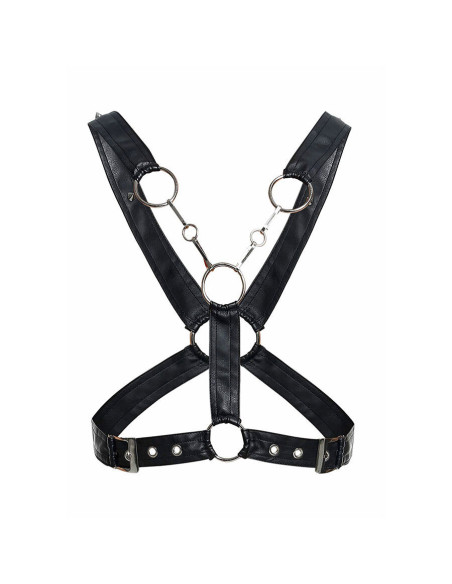 MOB - DNGEON CROSSED BLACK CHAIN HARNESS ONE SIZE