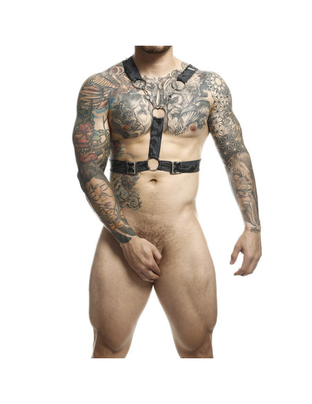 MOB - DNGEON SILVER HARNESS WITH CHAINS ONE SIZE