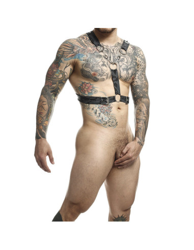 MOB - DNGEON SILVER HARNESS WITH CHAINS ONE SIZE