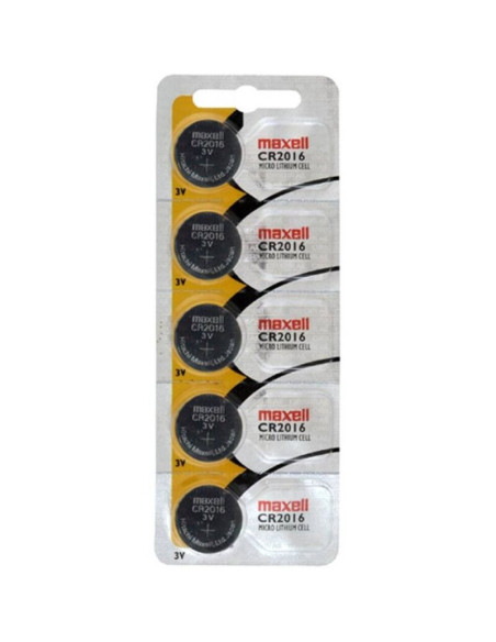 MAXELL - CR2016 3V LITHIUM BUTTON CELL BLISTER5