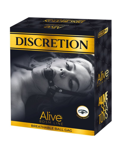 ALIVE - DISCRETION BREATHABLE GAG RED