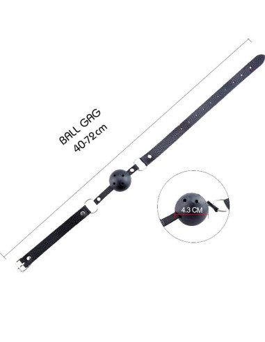 ALIVE - DISCRETION BREATHABLE GAG BLACK