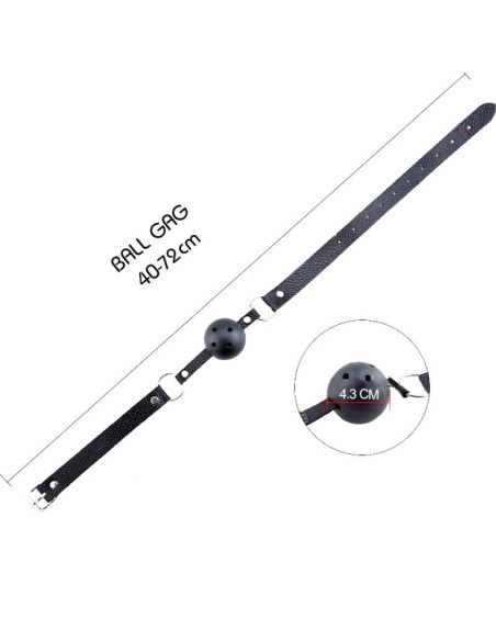 ALIVE - DISCRETION BREATHABLE GAG BLACK