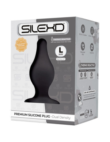 SILEXD - MODEL 2 ANAL PLUG PREMIUM SILEXPAN SILICONE PREMIUM THERMOREACTIVE SIZE L