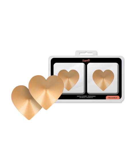 COQUETTE CHIC DESIRE - NIPPLE COVERS GOLDEN HEARTS