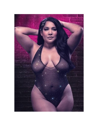 CALEXOTICS - RADIANCE SHOULDER SHRUG RHINE PLUS SIZE