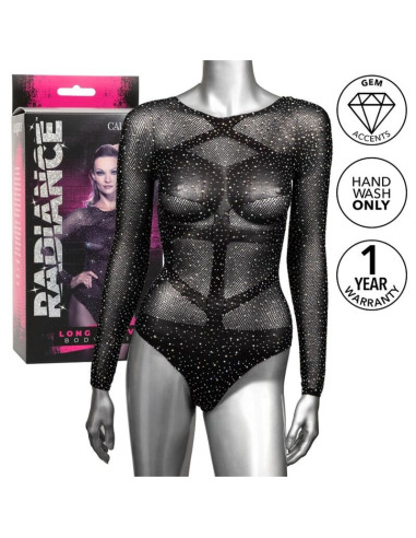 CALEXOTICS - RADIANCE LONG SLEEVE BODYSUIT RHINE
