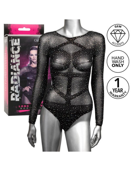 CALEXOTICS - RADIANCE LONG SLEEVE BODYSUIT RHINE