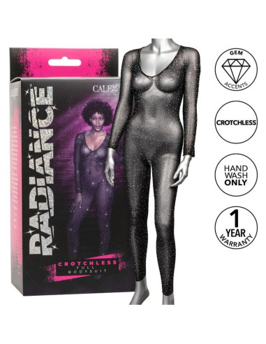 CALEXOTICS - RADIANCE CROTCHLESS FULL BODYSUIT RHINE