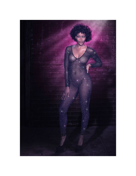 CALEXOTICS - RADIANCE CROTCHLESS FULL BODYSUIT RHINE