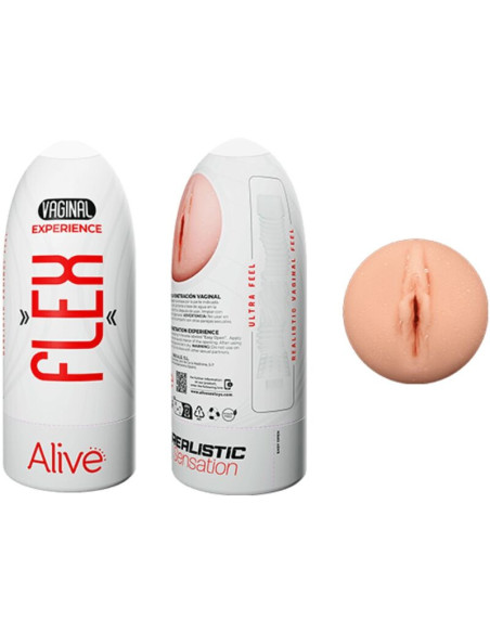 ALIVE - FLEX MALE MASTURBADOR VAGINAL SIZE M