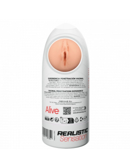 ALIVE - FLEX MALE MASTURBADOR VAGINAL SIZE M