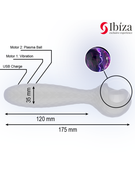 IBIZA - PLASMA SPHERE VIBRATOR AND STIMULATOR