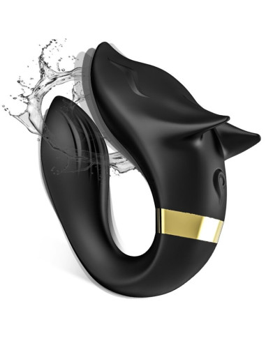 ARMONY - FOX VIBRATOR FOR COUPLES REMOTE CONTROL BLACK