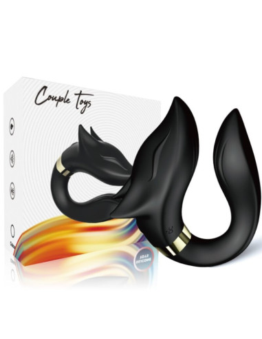 ARMONY - FOX VIBRATOR FOR COUPLES REMOTE CONTROL BLACK