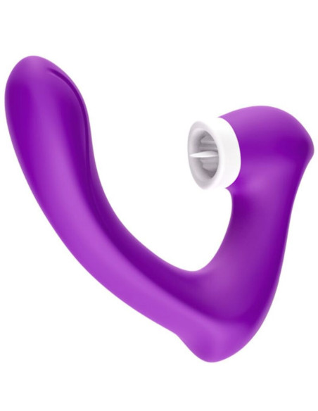 ARMONY - SECRETKISS LICKING VIBRATING CLIT and VIBRATOR CURVED PURPLE