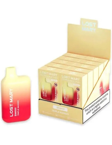 LOST MARY - BM600 NICOTINE VAPER 2 DISPOSABLE TRIPLE MANGO