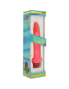 SEVEN CREATIONS - JELLY THIN PINK ANAL VIBRATOR 2