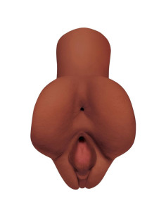 PDX PLUS - PICK YOUR PLEASURE DOUBLE BROWN MASTURBATOR