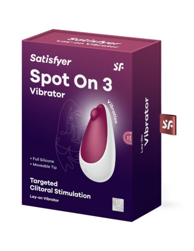 SATISFYER - SPOT ON 3 CLITORIS STIMULATOR BERRY