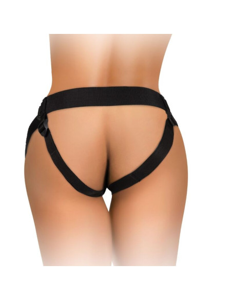 KING COCK - ELITE DELUXE REGULIUOJAMAS DIRBTUVŲ RINKINYS SU ŽIEDAIS SU SĖKLĖLĖMIS IR DILDO 20,3 CM