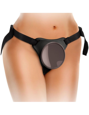 KING COCK - ELITE DELUXE ADJUSTABLE HARNESS KIT RING WITH TESTICLES and DILDO 20.3 CM