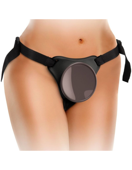 KING COCK - ELITE DELUXE ADJUSTABLE HARNESS KIT RING WITH TESTICLES and DILDO 20.3 CM