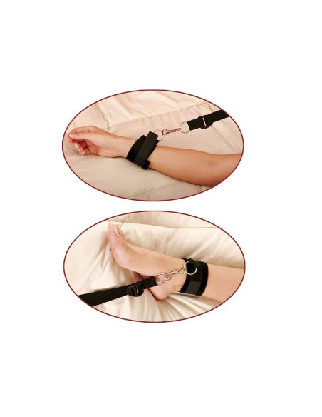 FETISH FANTASY SERIES - BED BINDINGS RESTRAINT KIT