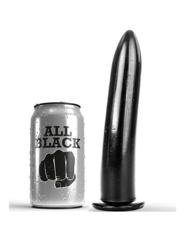 ALL BLACK - DILATOR ANAL Y VAGINAL 20 CM