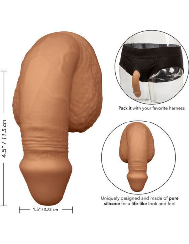 CALEXOTICS - SILICONE PACKING PENIS 12.75 CM CARAMEL