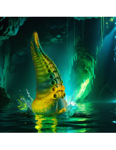 EPIC - CETUS GREEN TENTACLE DILDO LARGE SIZE 2