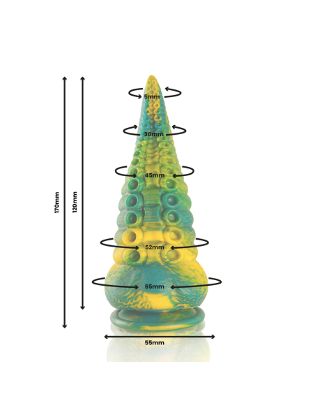 EPIC - CETUS GREEN TENTACLE DILDO SMALL SIZE