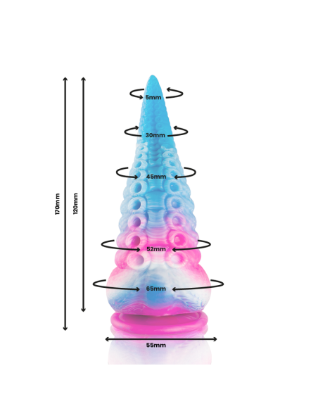 EPIC - PHORCYS BLUE TENTACLE DILDO SMALL SIZE