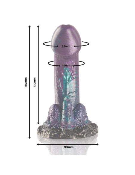 EPIC - BASILISK DILDO DOUBLE SCALY PLEASURE SMALL SIZE
