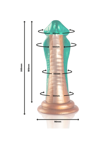 EPIC - PYTHON DILDO COBRA GREEN