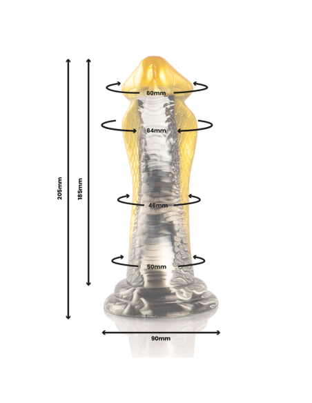 EPIC - DRAKON DILDO YELLOW COBRA