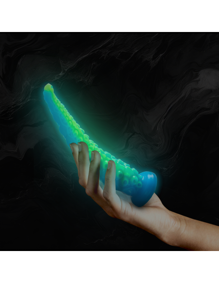 EPIC - SCYLLA FLUORESCENT THIN TENTACLE DILDO SMALL SIZE
