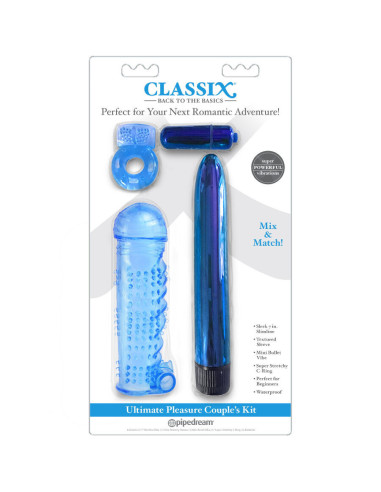 CLASSIX - ULTIMATE PLEASURE COUPLES KIT AZUL