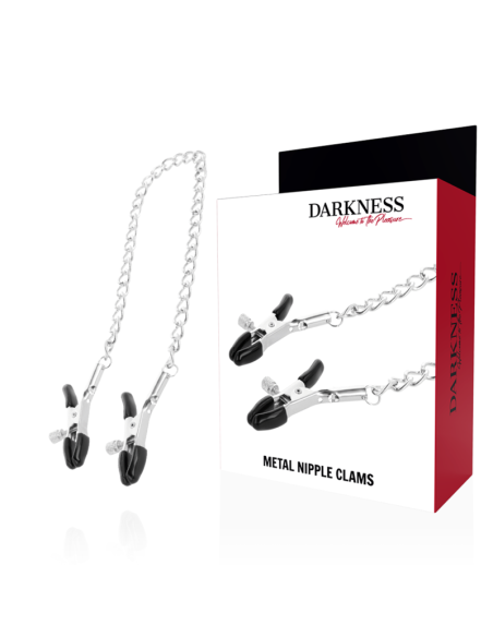 DARKNESS - ADJUSTABLE NIPPLE CLAMPS METAL